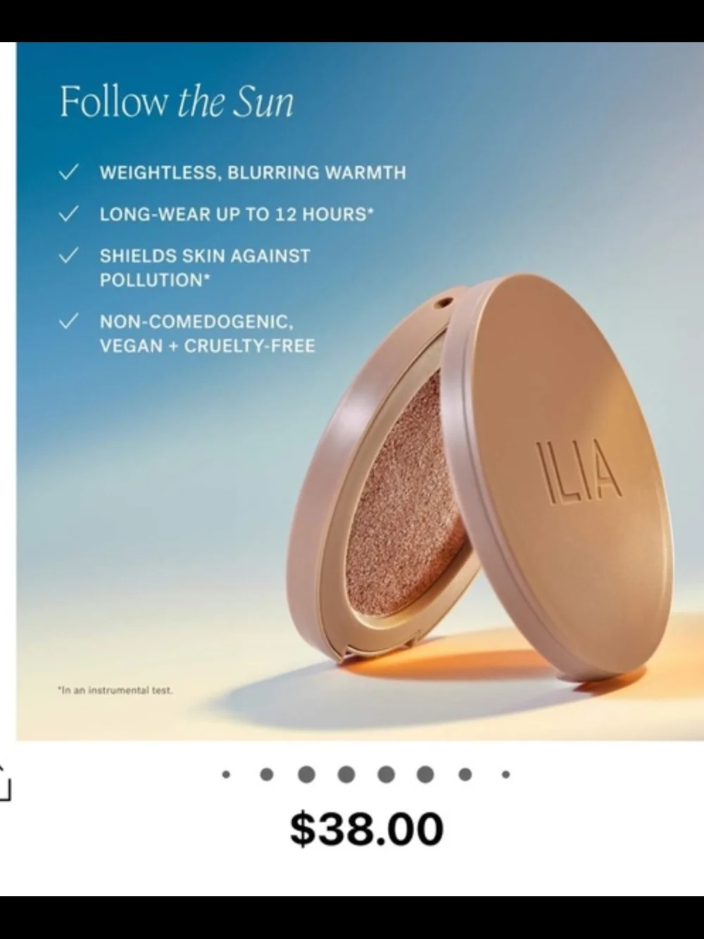 Ilia Sunshift Cream Bronzer In Eclipse
